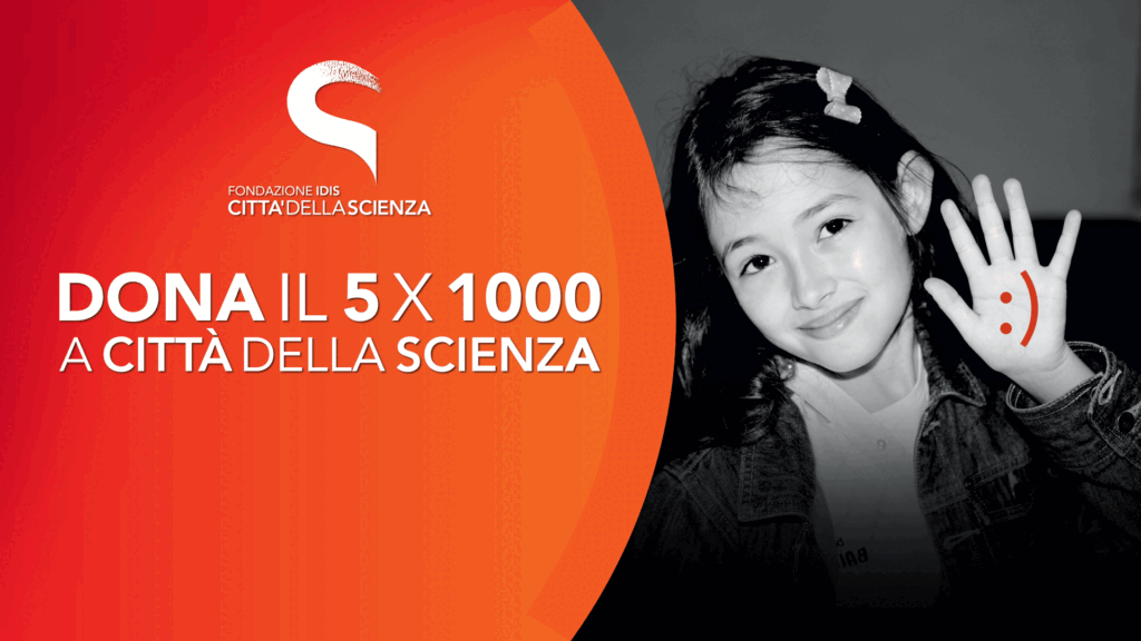 Banner dona il 5 per 1000 a città della scienza