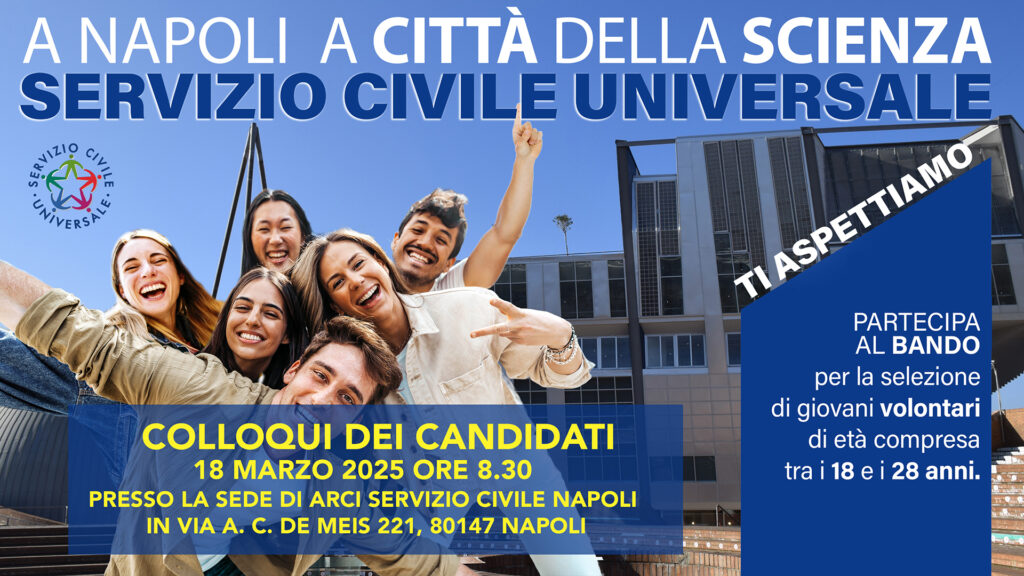 Banner del bando del servizio civile universale